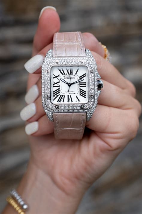 cartier his and hers|cartier santos watch diamond automatic.